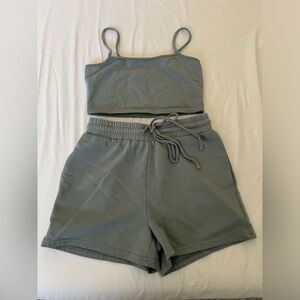 Grey Bandit Shorts and Cami Set XS/S